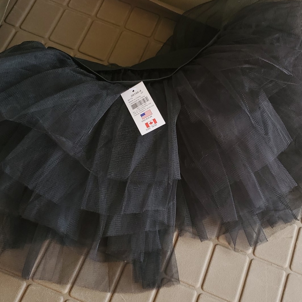 Black tutu skirt
